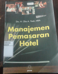 Image of Manajemen Pemasaran Hotel