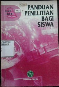 Image of Panduan penelitian bagi Siswa