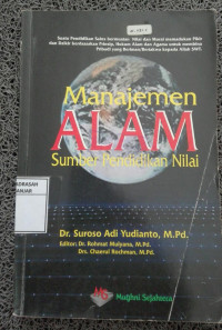 Image of Manajemen Alam : Sumber Pendidikan Nilai