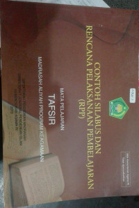 Image of Contoh Silabus dan Rencana Pelaksanaan Pembelajaran (mapel Tafsir)
